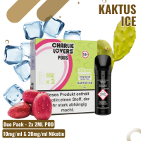 Charlie Lovers Pod - Duopack - Kaktus Ice  - 20mg Nikotin