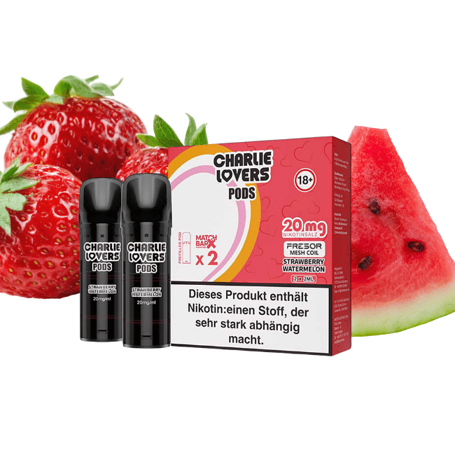 Charlie Lovers Pod - Duopack - Strawberry Watermelon  - 10mg Nikotin