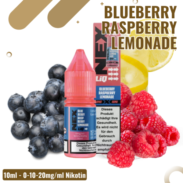 Nexliq Liquid 10ml - Blueberry Raspberry Lemonade - Nikotinsalz