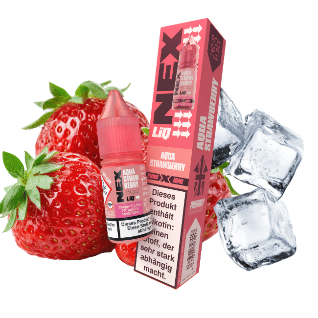 Nexliq Liquid 10ml - Aqua Strawberry - Nikotinsalz - 20mg Nikotin