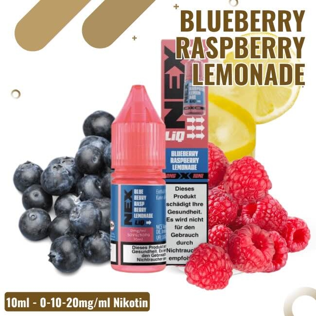 Nexliq Liquid 10ml - Blueberry Raspberry Lemonade - Nikotinsalz - 20mg Nikotin