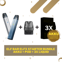 Elf Bar ELFX Starter Bundle - Akku + Pod + 3x Liquid