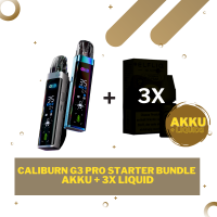 Uwell Caliburn G3 Pro Starter Bundle - Akku + 3x Liquid