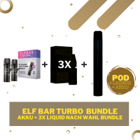 Elf Bar ELFA Turbo Starter Bundle - Akku + POD + 3x Liquid