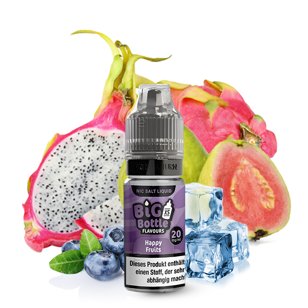 Big Bottle Liquid 10ml - Happy Fruits - NicSalt