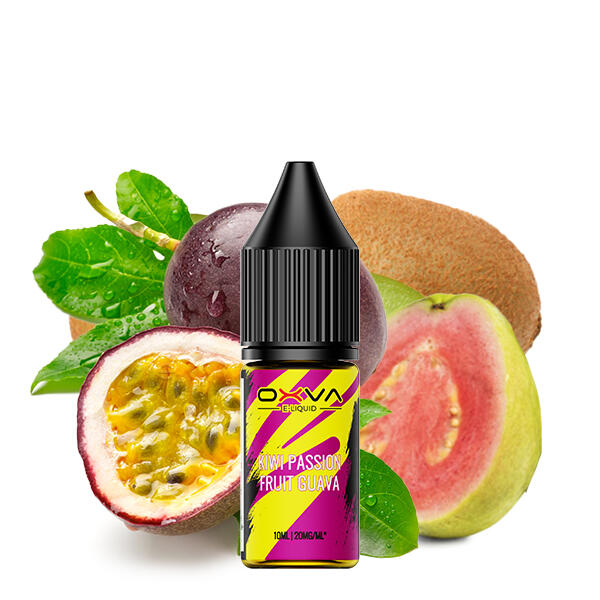 Oxva Liquid NicSalt 10ml - Kiwi Passion Fruit Guava