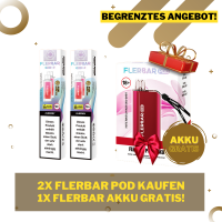 *AKTION* 2x Flerbad Pods kaufen - 1x FLERBAR AKKU GRATIS