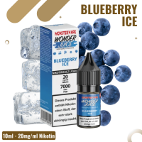 Wonder Juice 7000 Liquid 10ml - Blueberry Ice - 20mg Nikotin