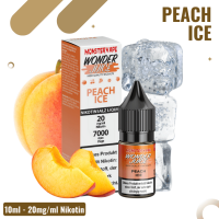 Wonder Juice 7000 Liquid 10ml - Peach Ice - 20mg Nikotin