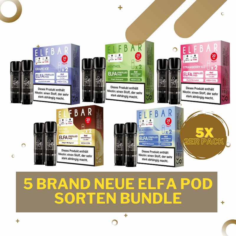Elf Bar ELFA POD - 5 neue Sorten probieren