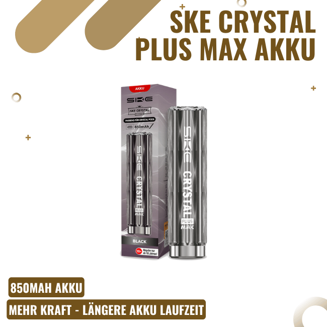 SKE Crystal Plus Max Akku - Schwarz