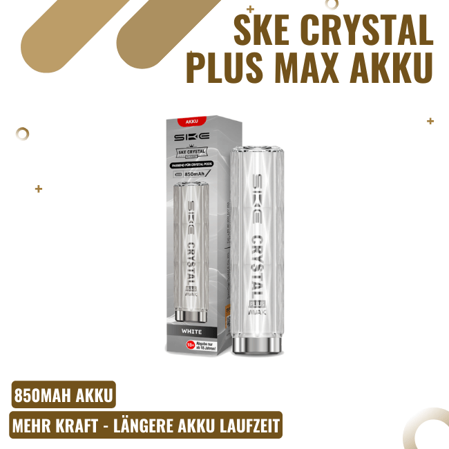 SKE Crystal Plus Max Akku - Weiss