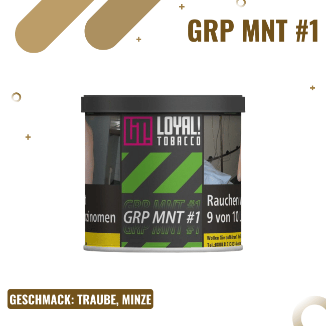 Loyal 200g - GRP MNT #1 - Shisha Tabak