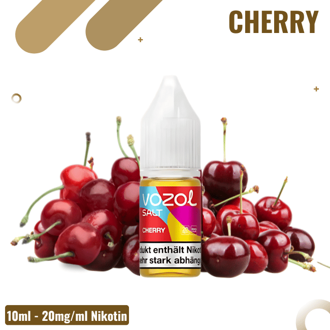 Vozol Liquid NicSalt 10ml - Cherry - 20mg Nikotin