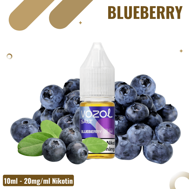 Vozol Liquid NicSalt 10ml - Blueberry - 20mg Nikotin