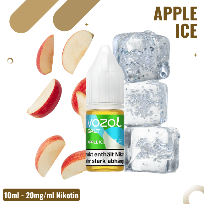 Vozol Liquid NicSalt 10ml - Apple Ice - 20mg Nikotin