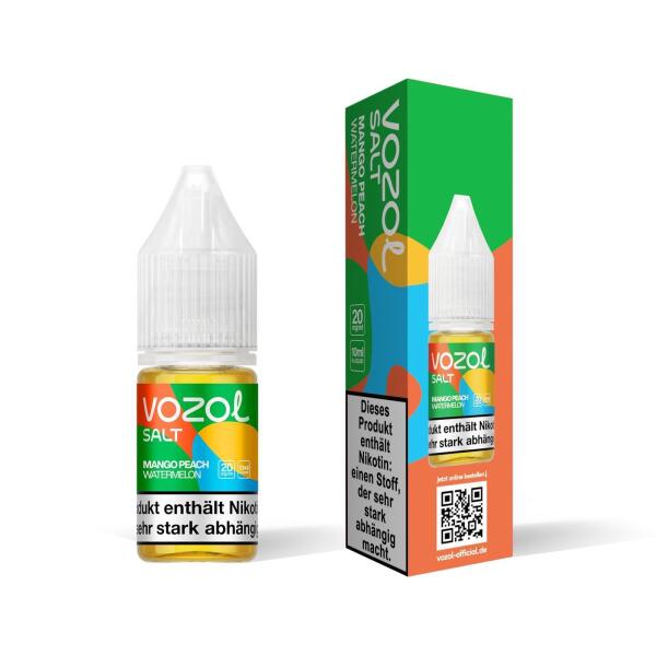 Vozol Liquid NicSalt 10ml - Mango Peach Watermelon - 20mg Nikotin