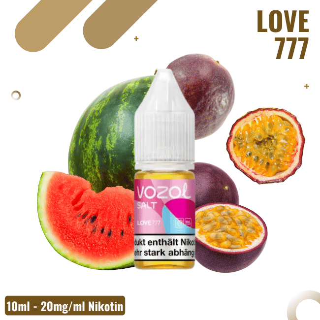Vozol Liquid NicSalt 10ml - Love 777 - 20mg Nikotin