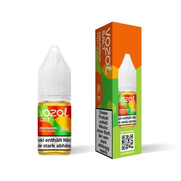 Vozol Liquid NicSalt 10ml - Kiwi Passion Fruit Guava - 20mg Nikotin