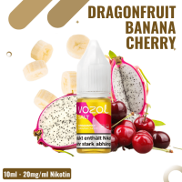Vozol Liquid NicSalt 10ml - Dragonfruit Banana Cherry -...