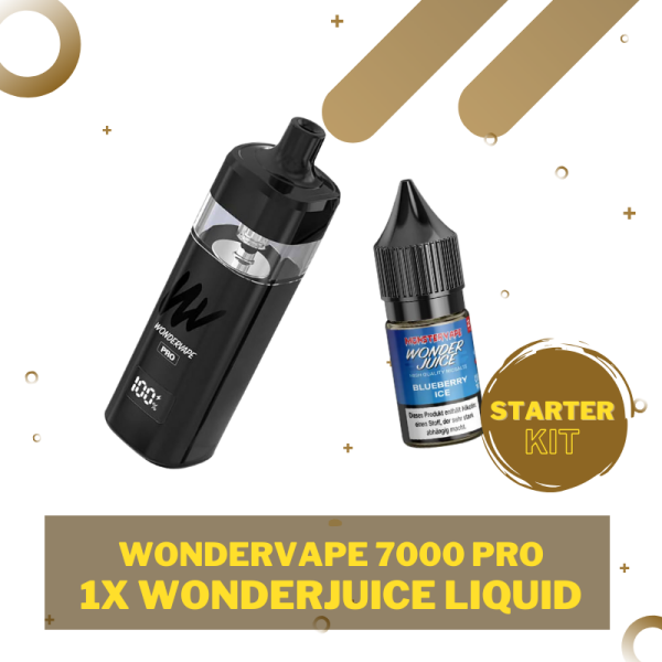 Starterkit WONDERVAPE 7000 PRO + Wonderjuice Liquid