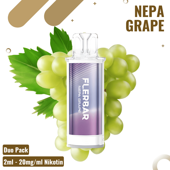 Flerbar Pods - Duopack - Nepa Grape