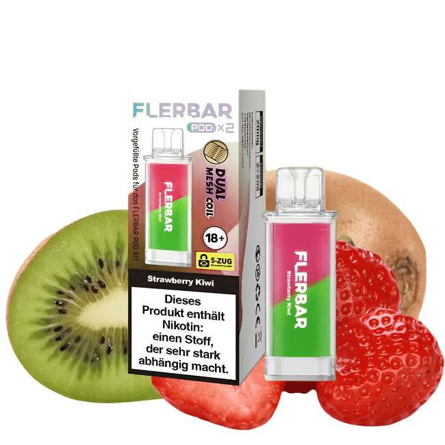 Flerbar Pods - Duopack - Strawberry Kiwi