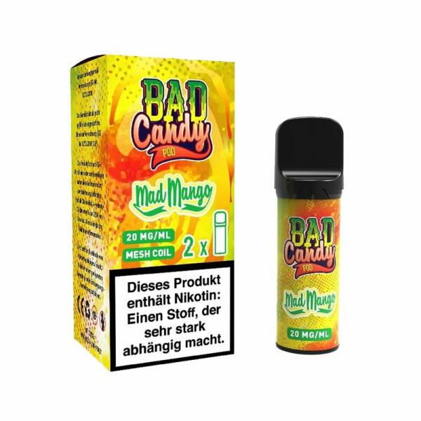 Bad Candy Pods 2er Pack - Mad Mango - ELFA Kompatibel