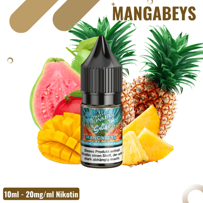 Twelve Monkeys Iced NicSalt 10ml - Mangabeys - 20mg Nikotin