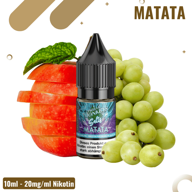 Twelve Monkeys Iced NicSalt 10ml - Matata - 20mg Nikotin