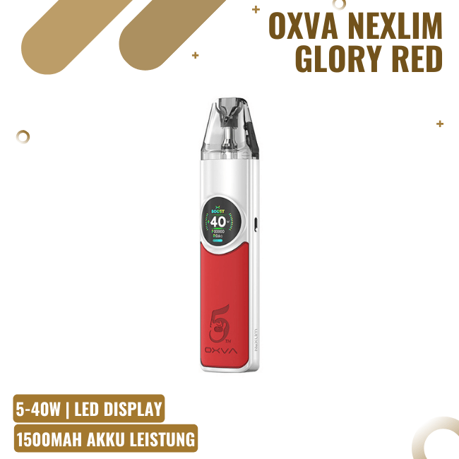 OXVA NeXlim - Pod Kit - Glory Red