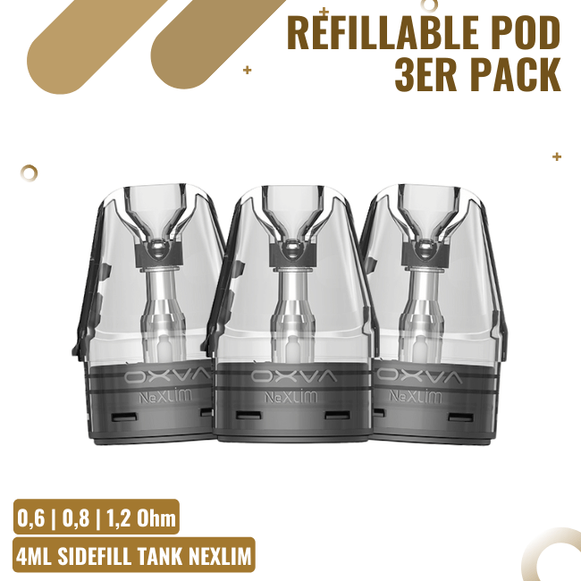3 OXVA NeXlim Pods