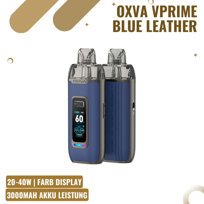 OXVA VPRIME - Pod Kit - Blue Leather