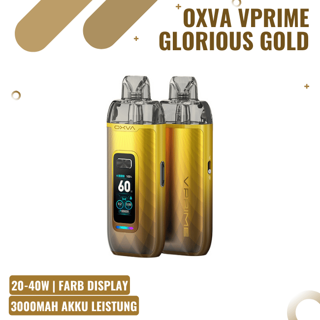 OXVA VPRIME - Pod Kit - Glorious Gold