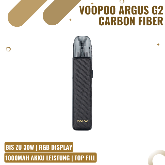 VooPoo Argus G2 Pod Kit - Carbon Fiber