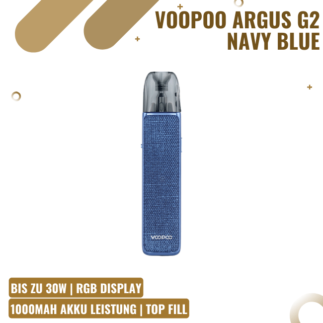 VooPoo Argus G2 Pod Kit - Navy Blue