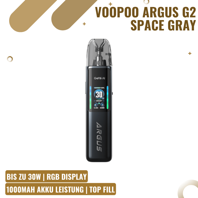 VooPoo Argus G2 Pod Kit - Space Gray