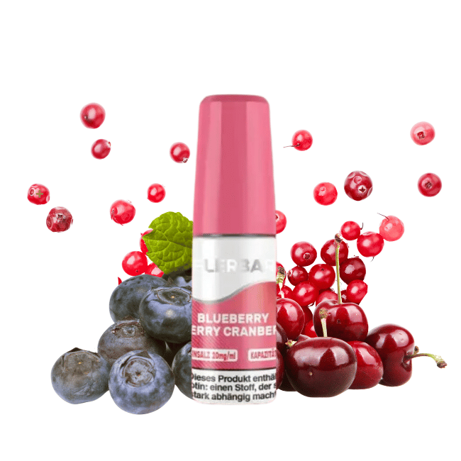 Flerbar Liquid Nikotinsalz 10ml - Blueberry Cherry Cranberry - 10mg Nikotin