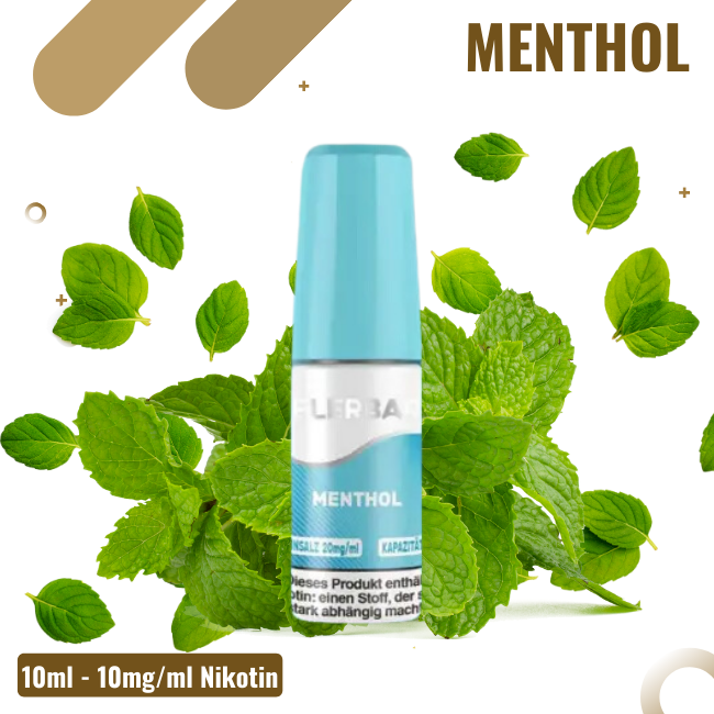 Flerbar Liquid Nikotinsalz 10ml - Menthol - 10mg Nikotin