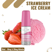 Flerbar Liquid Nikotinsalz 10ml - Strawberry Ice Cream