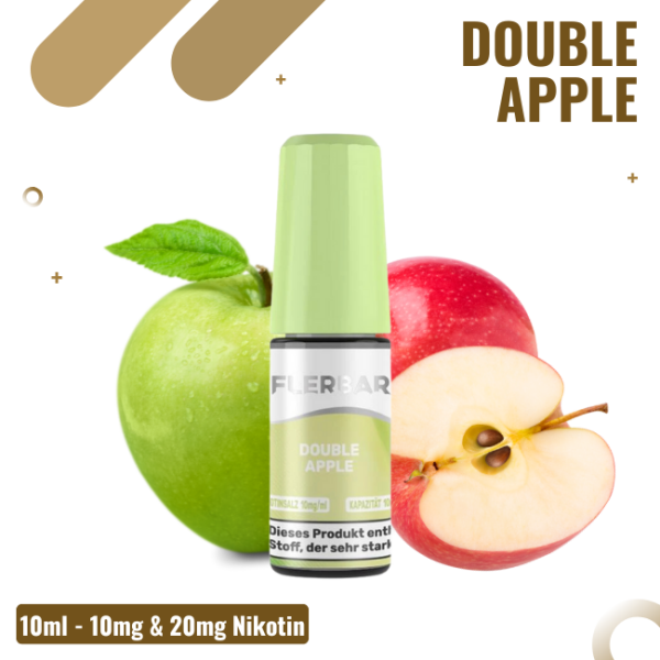 Flerbar Liquid Nikotinsalz 10ml - Double Apple