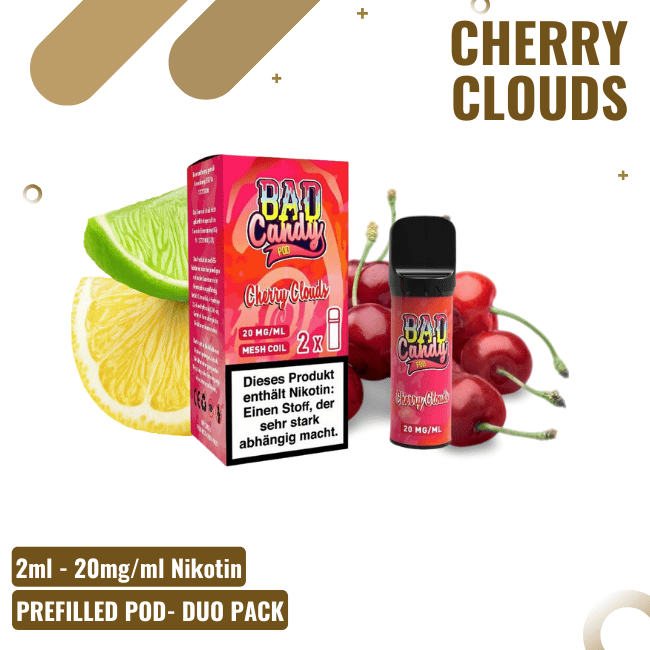 Bad Candy Pods 2er Pack - Cherry Clouds
