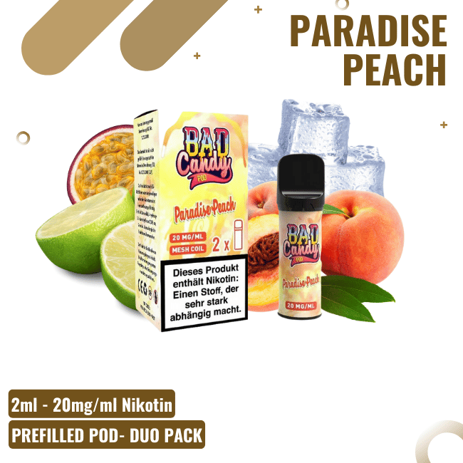 Bad Candy Pods 2er Pack - Paradise Peach