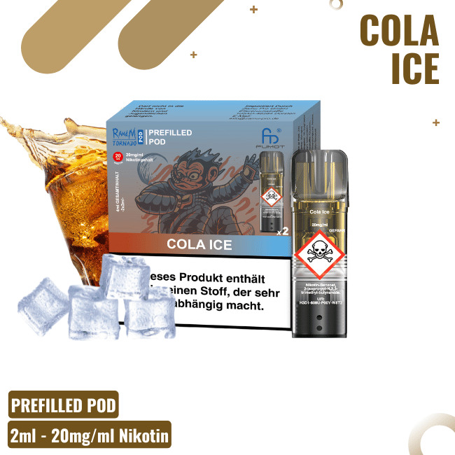 RandM Tornado Cola Ice Pods - 2er Pack