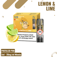 RandM Tornado Lemon & Lime Pods - 2er Pack