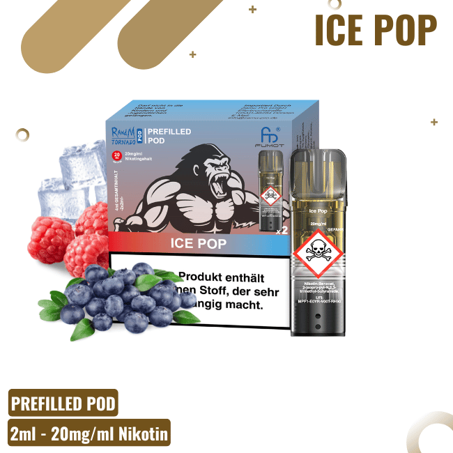 RandM Tornado Ice Pop Pods - 2er Pack