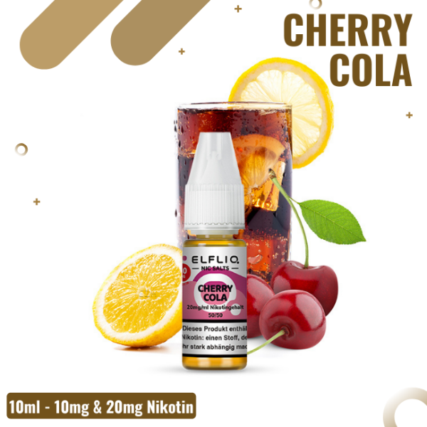 Elf Bar Elfliq 10ml - Cherry Cola -  Nikotinsalz