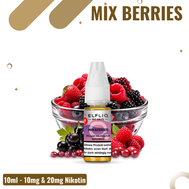 Elf Bar Elfliq 10ml - Mix Berries - NIkotinsalz