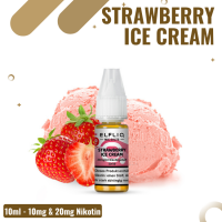 Elf Bar Elfliq 10ml - Strawberry Ice Cream - Nikotinsalz