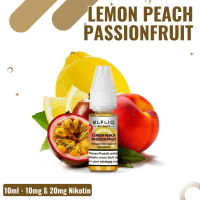 Elf Bar Elfliq 10ml - Lemon Peach Passionfruit - NIkotinsalz